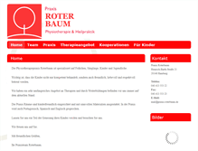 Tablet Screenshot of praxis-roterbaum.de